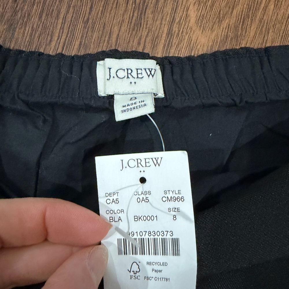 J. Crew Black Mini Skirt - Picture 2 of 2